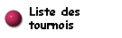 Liste des tournois